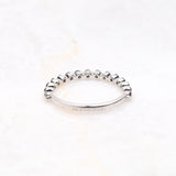 Bubble Eternity Band Ring - Minimal Carbon