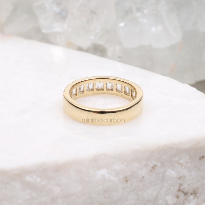 Baguette Band Ring - Minimal Carbon