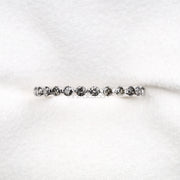 Bubble Eternity Band Ring - Minimal Carbon