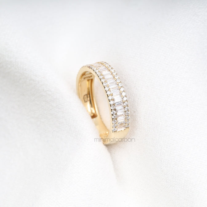 Baguette Band Ring - Minimal Carbon