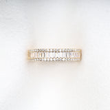 Baguette Band Ring - Minimal Carbon