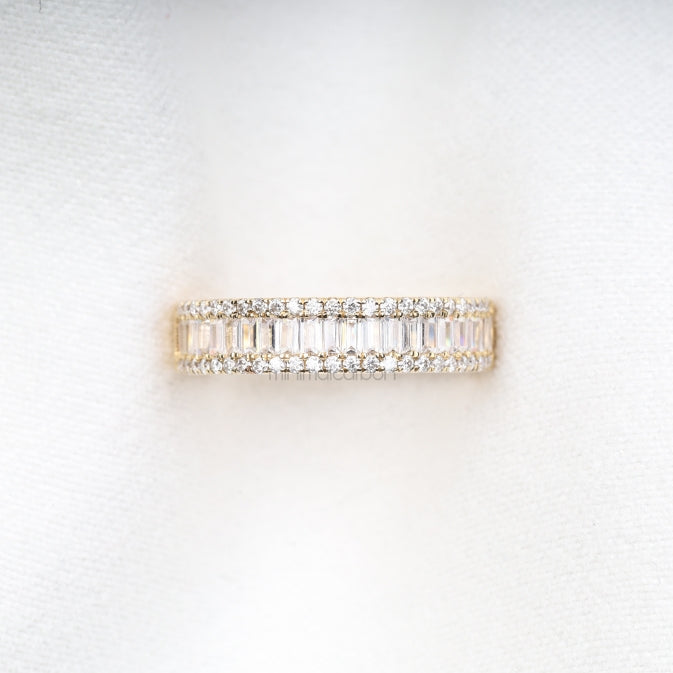 Baguette Band Ring - Minimal Carbon