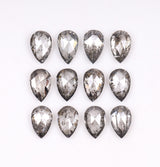 6.0 X 4.0 Salt and Pepper Pear Cut Diamond – Loose Natural Diamond