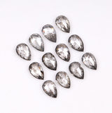 6.0 X 4.0 Salt and Pepper Pear Cut Diamond – Loose Natural Diamond