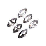 1.02 CT, 5.0 x 2.5 mm Salt and Pepper Marquise Cut Diamonds – 6 PCS | OM7347