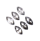 1.02 CT, 5.0 x 2.5 mm Salt and Pepper Marquise Cut Diamonds – 6 PCS | OM7347