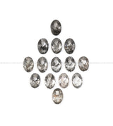 3.0 x 2.0 MM Salt and Pepper Oval Cut Diamond – Loose Natural