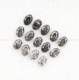 3.0 x 2.0 MM Salt and Pepper Oval Cut Diamond – Loose Natural