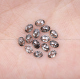 3.0 x 2.0 MM Salt and Pepper Oval Cut Diamond – Loose Natural