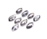 0.58 CT, 4.0 x 2.0 mm Salt and Pepper Marquise Cut Diamonds