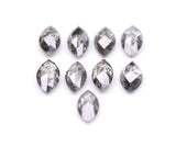 0.58 CT, 4.0 x 2.0 mm Salt and Pepper Marquise Cut Diamonds