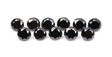 1 CT, 1.3 TO 2.0 MM Natural Black Diamond Round Brilliant Cut Diamond