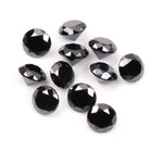 2.6 MM to 3.0 MM Enhanced Black Round Brilliant Cut Diamonds - Minimal Carbon