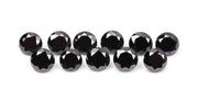 4.6 MM to 5.0 MM Enhanced Black Round Brilliant Cut Diamonds - Minimal Carbon