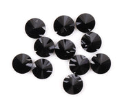 2.6 MM to 3.0 MM Enhanced Black Round Brilliant Cut Diamonds - Minimal Carbon