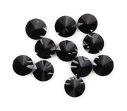 4.6 MM to 5.0 MM Enhanced Black Round Brilliant Cut Diamonds - Minimal Carbon