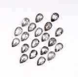 4 x 2.5 MM Salt and Pepper Pear Cut Diamond – Natural Loose Diamond