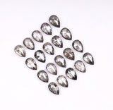 4 x 2.5 MM Salt and Pepper Pear Cut Diamond – Natural Loose Diamond