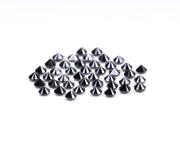 1.6 MM to 2.0 MM Enhanced Black Round Brilliant Cut Diamonds - Minimal Carbon