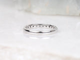 Dainty Eternity Modern Salt and Pepper Diamond Band