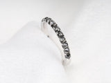 Dainty Eternity Modern Salt and Pepper Diamond Band