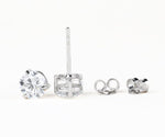 round brilliant cut diamond stud earrings