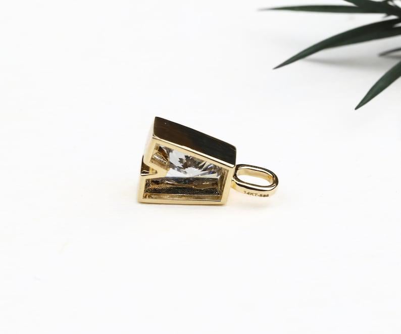 alphabet letter lab-grown diamond ring