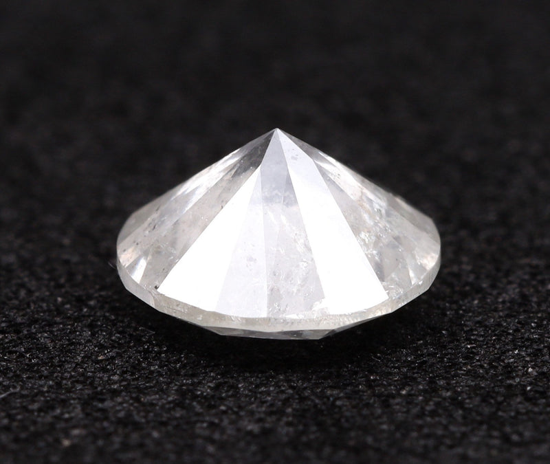 Natural Salt And Pepper Round Brilliant Cut Diamond