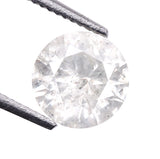 Natural Salt And Pepper Round Brilliant Cut Diamond