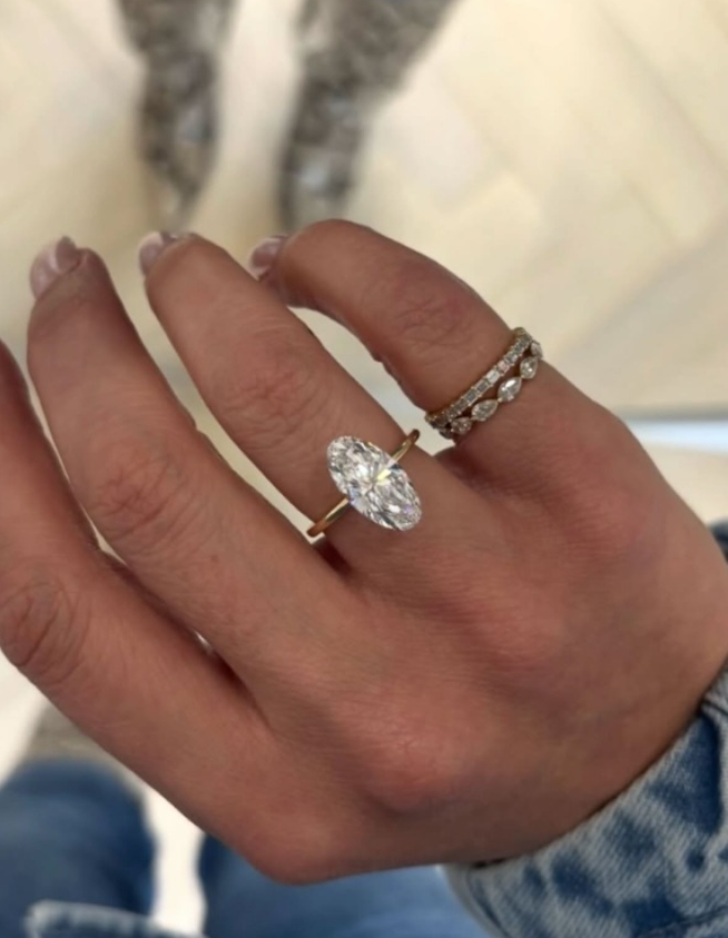 Custom Order For Champagne Oval Ring [First Installment]