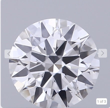 Round Lab Diamond - Minimal Carbon