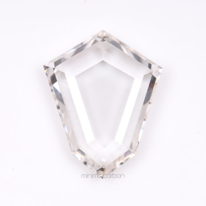 1.33 CT, 9.5 X 7.6 MM | Lab Grown Diamond | Shield Cut Diamond - Minimal Carbon