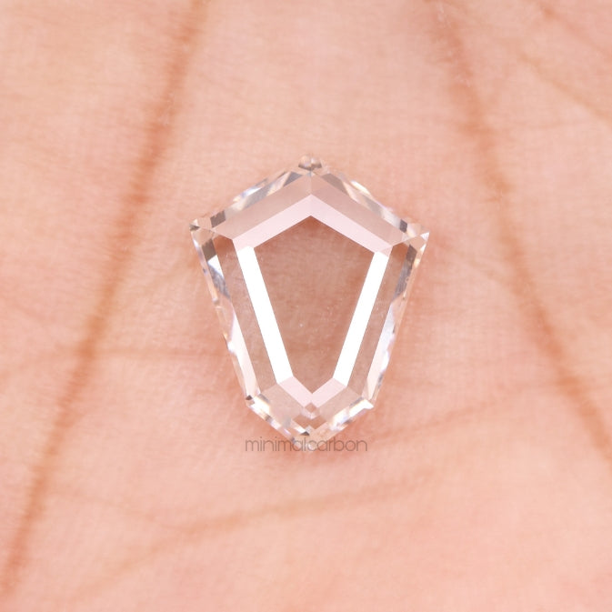 1.33 CT, 9.5 X 7.6 MM | Lab Grown Diamond | Shield Cut Diamond - Minimal Carbon