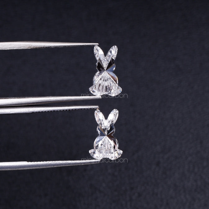 1.84 CT, 8.3 X 5.5 MM | Rabbit Shape Diamond | Lab Grown Diamond - Minimal Carbon