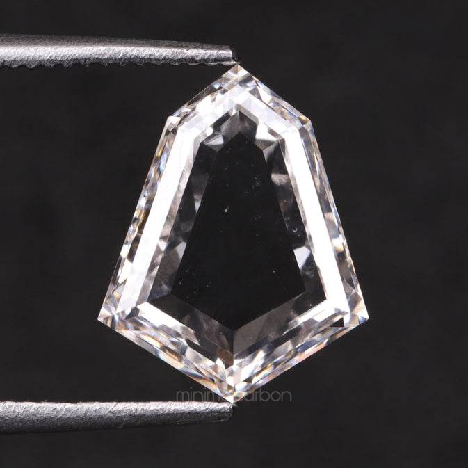 1.33 CT, 9.5 X 7.6 MM | Lab Grown Diamond | Shield Cut Diamond - Minimal Carbon