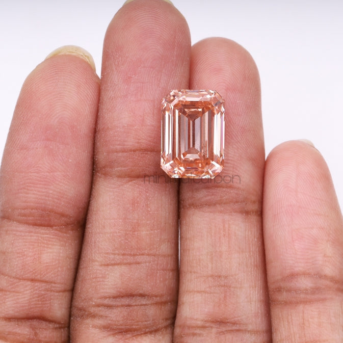 10.44 CT, 14.18 X 10.15 MM | Lab Grown Diamond | Emerald Cut Diamond - Minimal Carbon