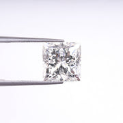3.47 CT, 8.0 X 8.0 MM | Lab Grown Diamond | Princess Cut Diamond - Minimal Carbon
