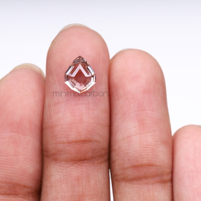 2.02 CT, 8.3 X 7.0 MM | Lab Grown Diamond | Shield Cut Diamond - Minimal Carbon