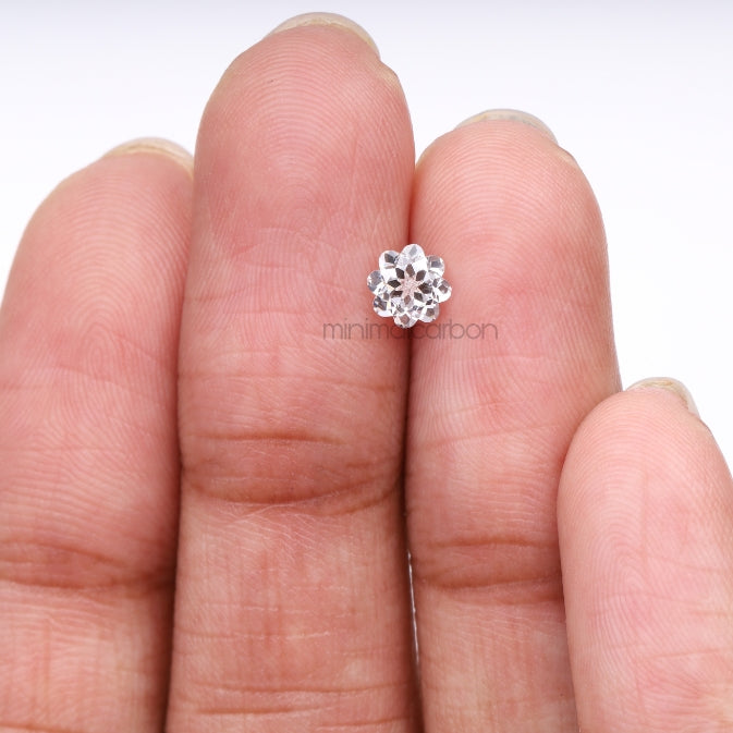 0.55 CT, 5.4 MM | Lab Grown Diamond | Unique Cut Diamond - Minimal Carbon