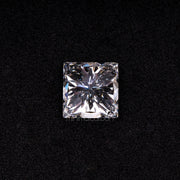 3.47 CT, 8.0 X 8.0 MM | Lab Grown Diamond | Princess Cut Diamond - Minimal Carbon