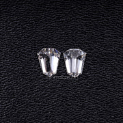 1.00 CT, 6.0 X 5.0 MM | Lab Grown Diamond | Shield Diamond Pair - Minimal Carbon