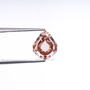 2.02 CT, 8.3 X 7.0 MM | Lab Grown Diamond | Shield Cut Diamond - Minimal Carbon