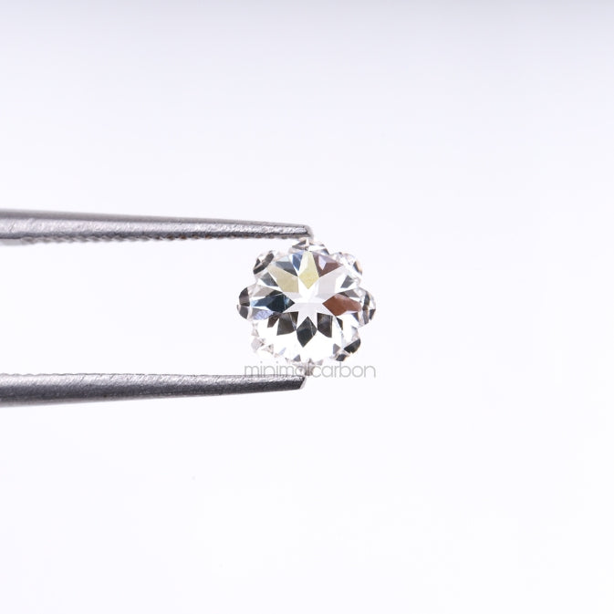 0.55 CT, 5.4 MM | Lab Grown Diamond | Unique Cut Diamond - Minimal Carbon