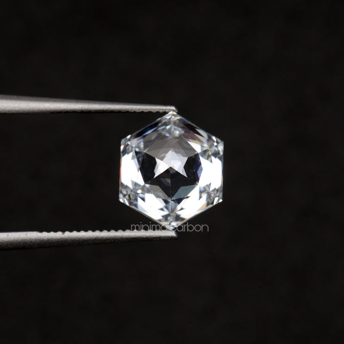 1.84 CT, 8.0 X 6.8 MM | Lab Grown Diamond | Hexagon Cut Diamond - Minimal Carbon