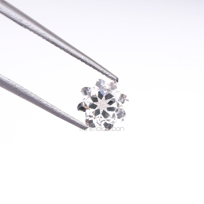 0.55 CT, 5.4 MM | Lab Grown Diamond | Unique Cut Diamond - Minimal Carbon