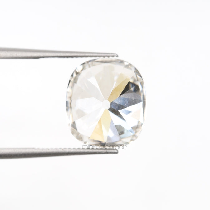 4.08 CT, 9.8 X 8.8 MM | Lab Grown Diamond | Cushion Cut Diamond - Minimal Carbon