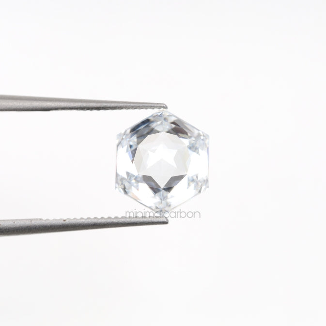 1.84 CT, 8.0 X 6.8 MM | Lab Grown Diamond | Hexagon Cut Diamond - Minimal Carbon