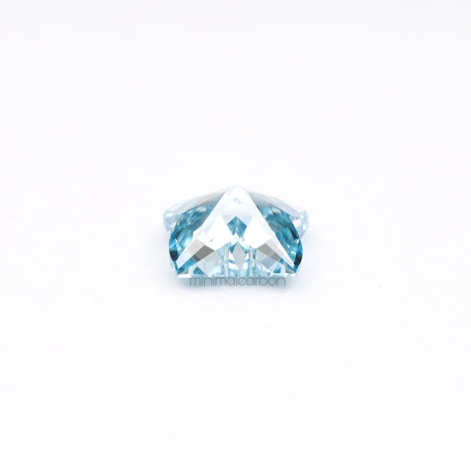 1.30 CT, 7.3 X 5.9 MM | Lab Grown Diamond | Blue Diamond - Minimal Carbon