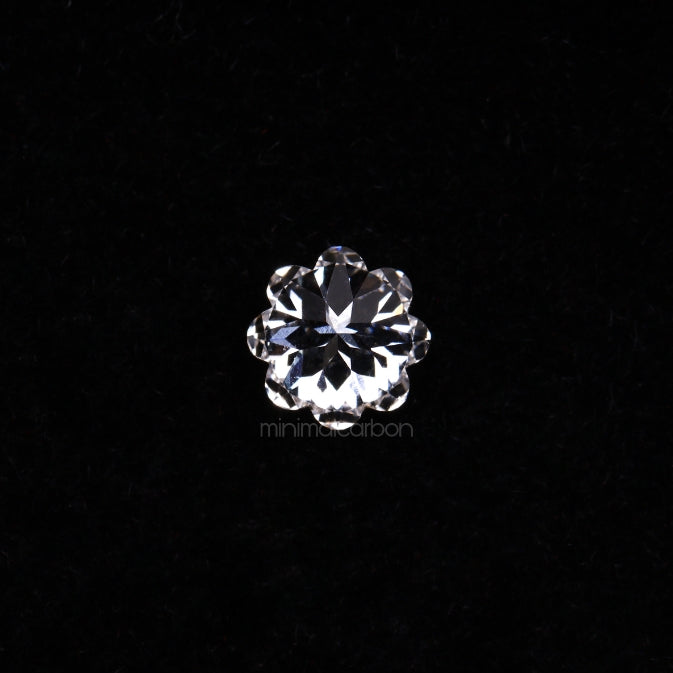 0.55 CT, 5.4 MM | Lab Grown Diamond | Unique Cut Diamond - Minimal Carbon