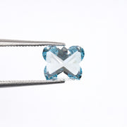 1.30 CT, 7.3 X 5.9 MM | Lab Grown Diamond | Blue Diamond - Minimal Carbon
